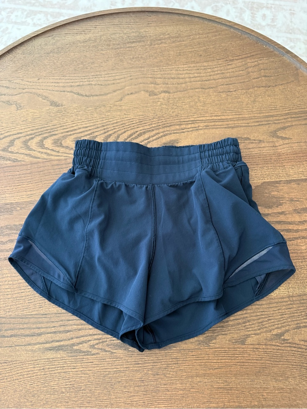 lululemon athletica Navy High-Rise 2.5 shorts